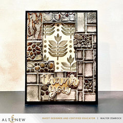 Textured Tiles 3D Embossing Folder
