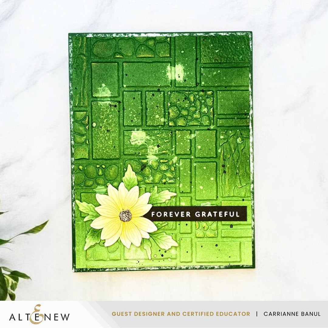 Textured Tiles 3D Embossing Folder
