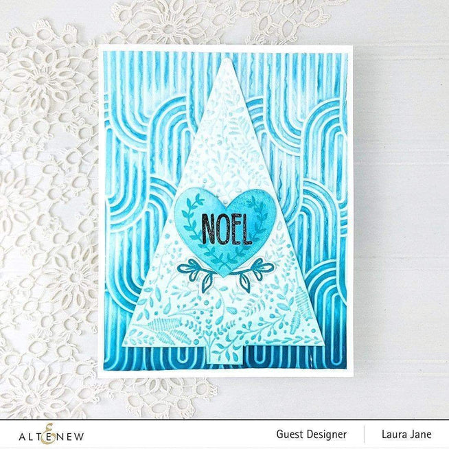 Part A-Glitz Art Craft Co.,LTD Embossing Folder Winter Foliage 3D Embossing Folder