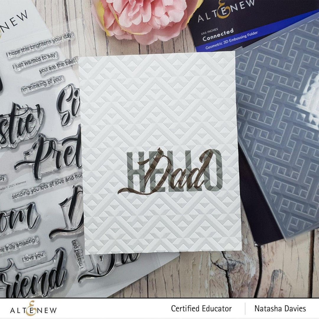 Part A-Glitz Art Craft Co.,LTD Embossing Folder Connected 3D Embossing Folder
