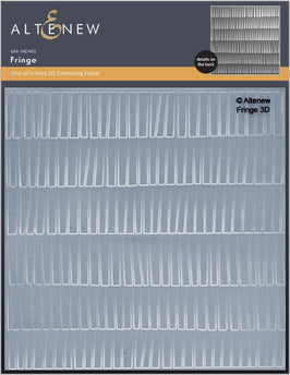 Part A-Glitz Art Craft Co.,LTD Embossing Folder Fringe 3D Embossing Folder