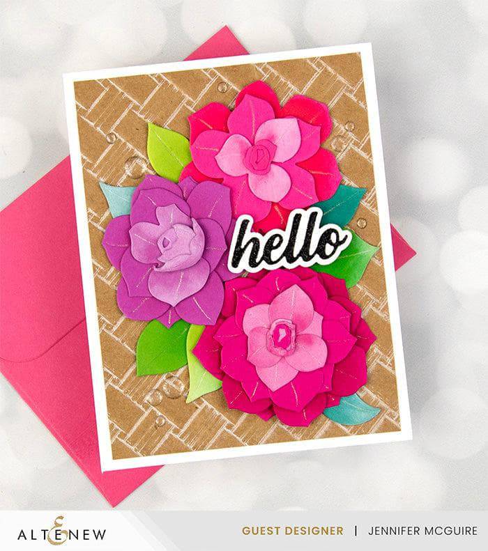 Crafty Necessities: Red Cosmos Envelope