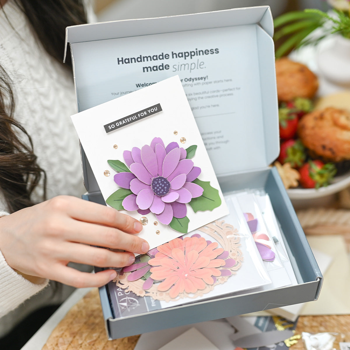 Floral Elegance Greeting Card Kit