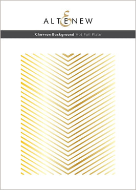 Part A-Glitz Art Craft Co.,LTD Hot Foil Plate Chevron Background Hot Foil Plate