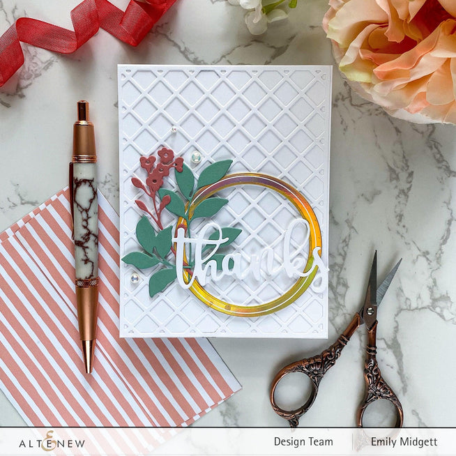 Altenew Hot Foil Plate & Die Bundle Fine Rings: Circles Hot Foil Plate & Die Bundle