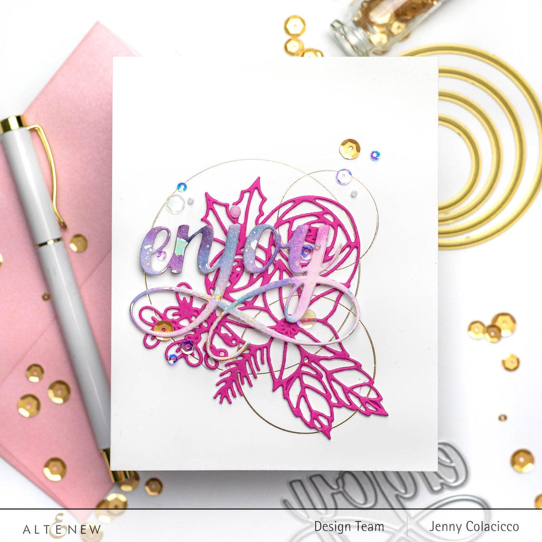 Altenew Hot Foil Plate & Die Bundle Fine Rings: Circles Hot Foil Plate & Die Bundle