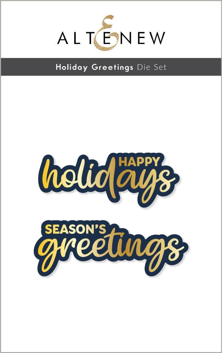 Altenew Hot Foil Plate & Die Bundle Holiday Greetings Complete Bundle