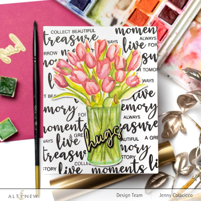Altenew Hot Foil Plate & Die Bundle Sweet Sentiments Hot Foil Plate & Die Bundle