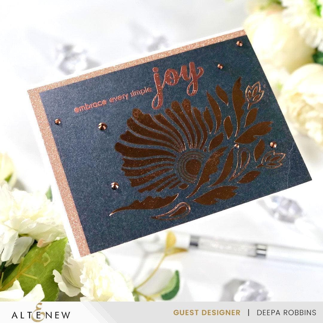 Part A-Glitz Art Craft Co.,LTD Hot Foil Plate Fanning Foliage Hot Foil Plate
