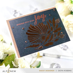 Part A-Glitz Art Craft Co.,LTD Hot Foil Plate Fanning Foliage Hot Foil Plate