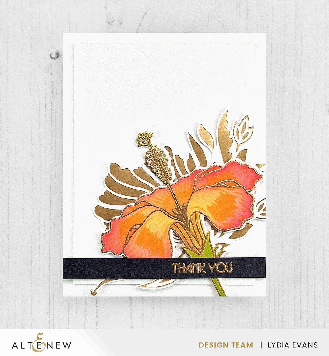 Part A-Glitz Art Craft Co.,LTD Hot Foil Plate Fanning Foliage Hot Foil Plate