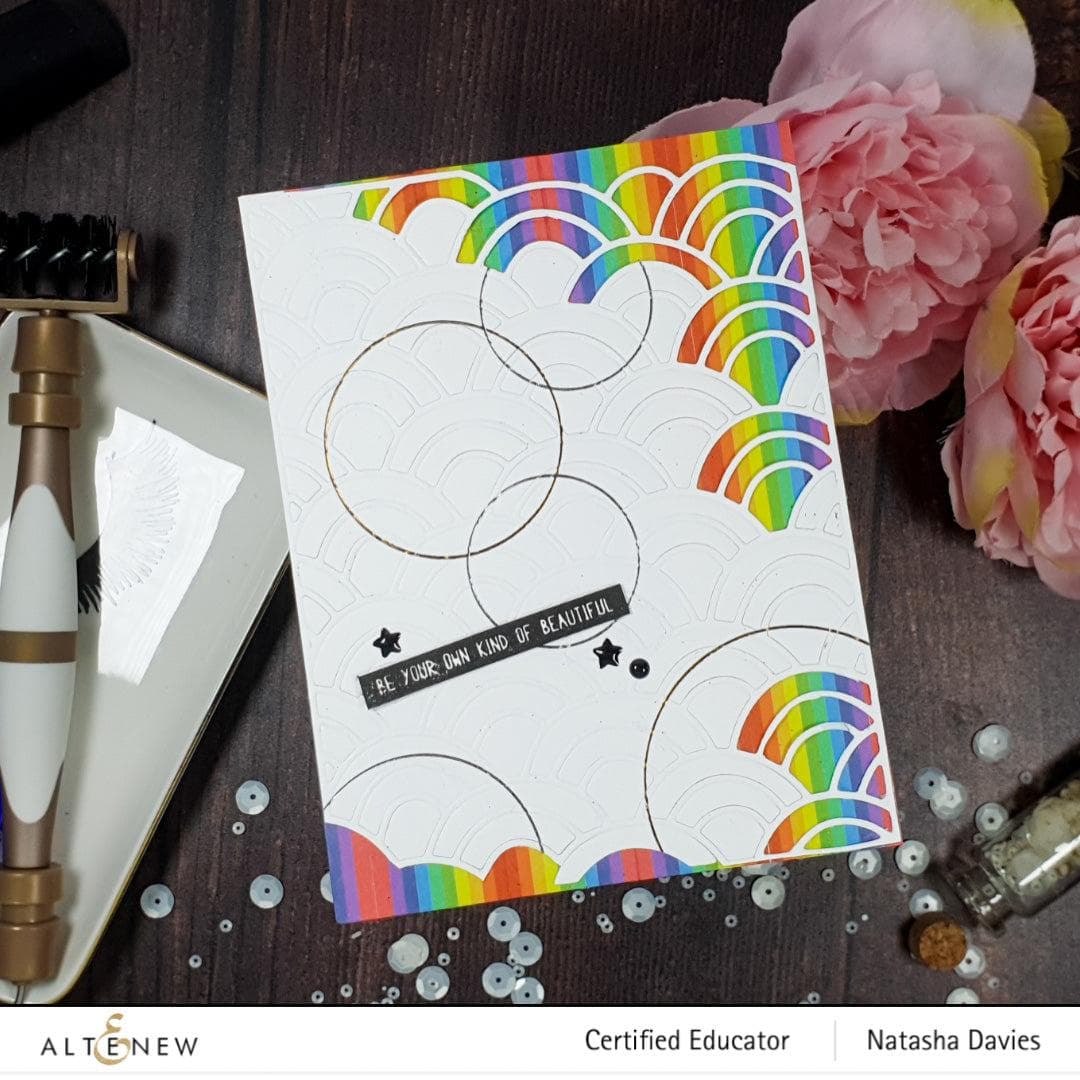 Part A-Glitz Art Craft Co.,LTD Hot Foil Plate Fine Rings: Circles Hot Foil Plate Set