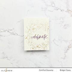 Part A-Glitz Art Craft Co.,LTD Hot Foil Plate Flower Wreath Hot Foil Plate