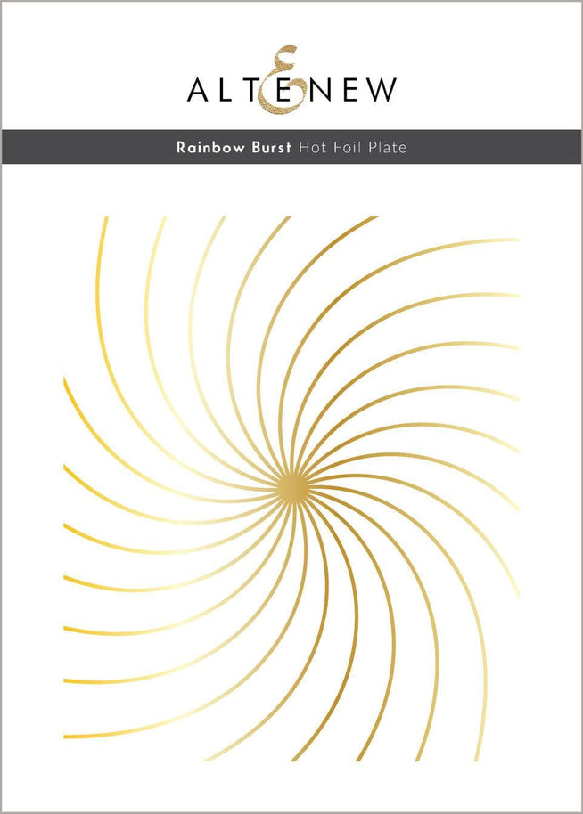Part A-Glitz Art Craft Co.,LTD Hot Foil Plate Rainbow Burst Hot Foil Plate