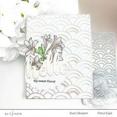 Part A-Glitz Art Craft Co.,LTD Hot Foil Plate Scalloped Circles Hot Foil Plate Set
