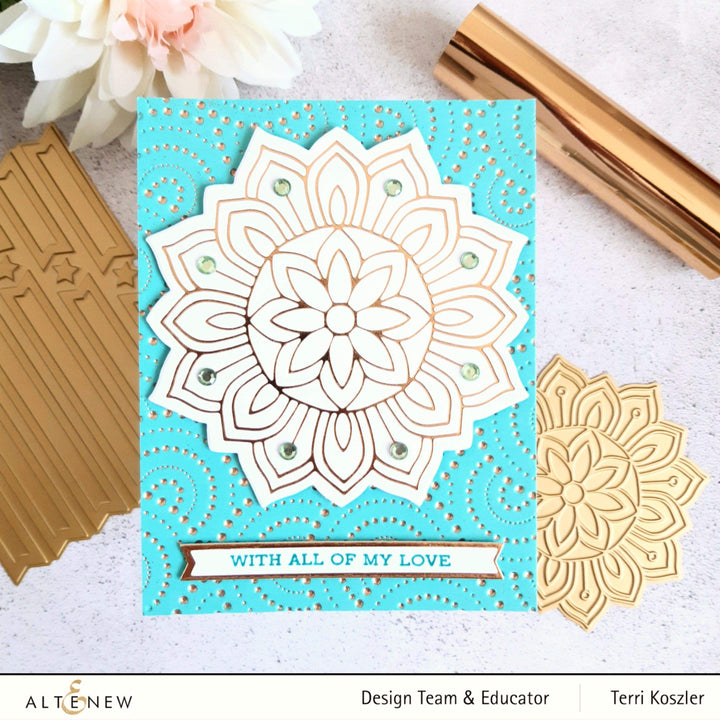 Part A-Glitz Art Craft Co.,LTD Hot Foil Plate Sentiment Banners Hot Foil Plate