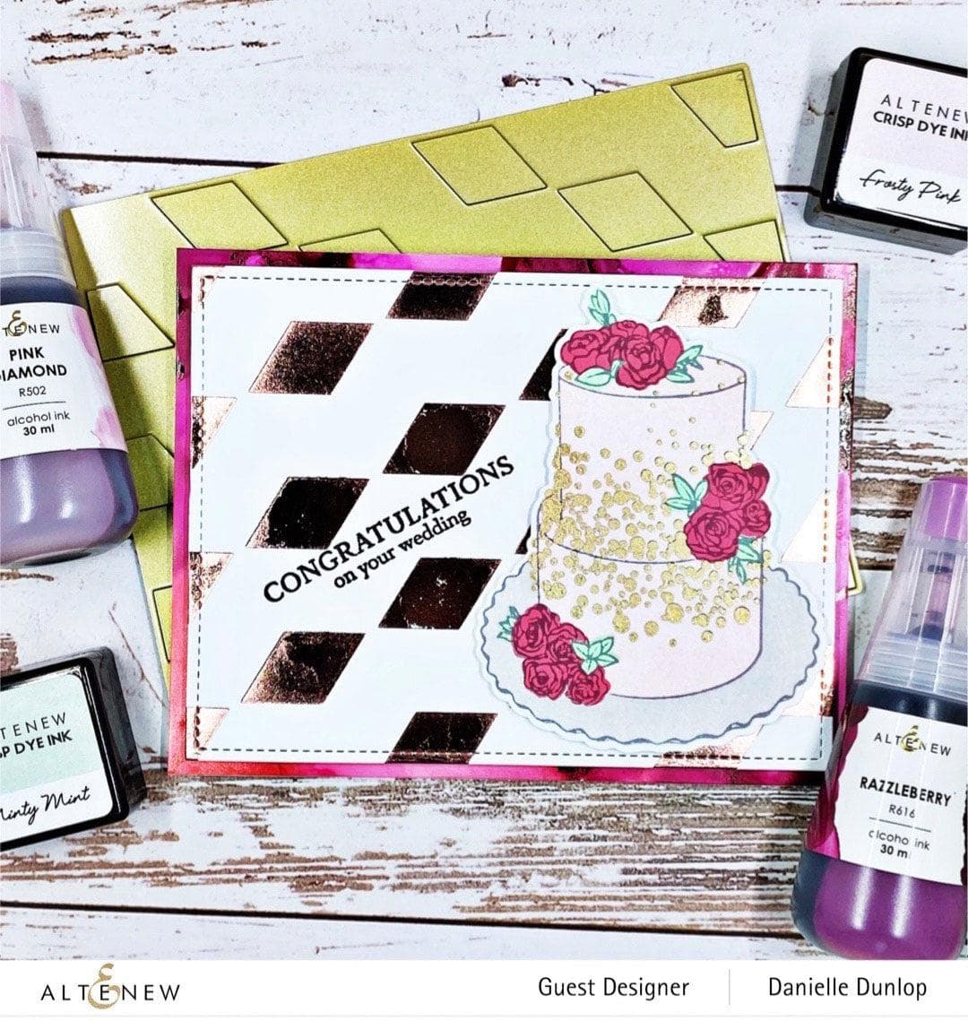 Altenew Hot Foil Plate & Stencil Bundle Cube Builder Hot Foil Plate & Cube Builder Stencil Bundle