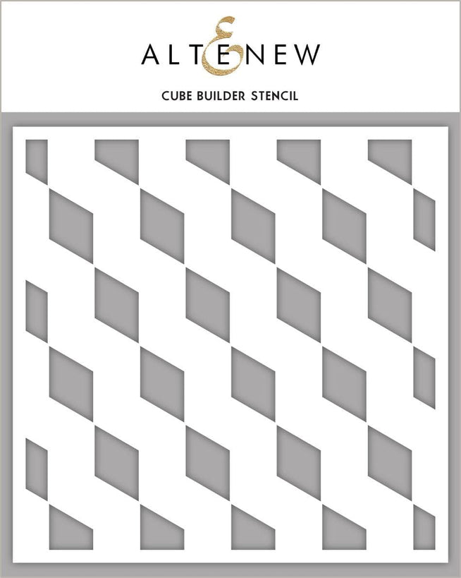 Altenew Hot Foil Plate & Stencil Bundle Cube Builder Hot Foil Plate & Cube Builder Stencil Bundle