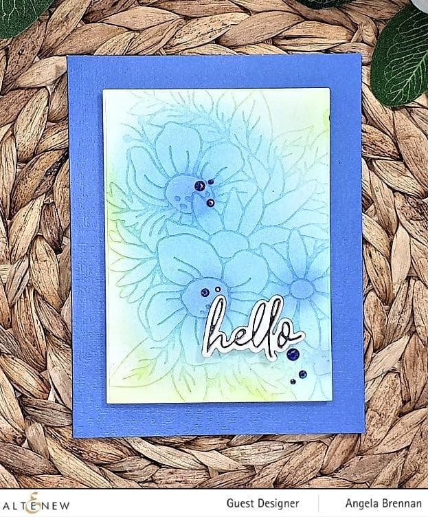 Altenew Stamp & Die & Hot Foil Plate Bundle Rainbow Burst Hot Foil Plate & Stencil Bundle