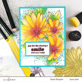 Altenew Hot Foil Plate & Stencil Bundle Vibrant Florals Hot Foil Plate & Stencil Bundle