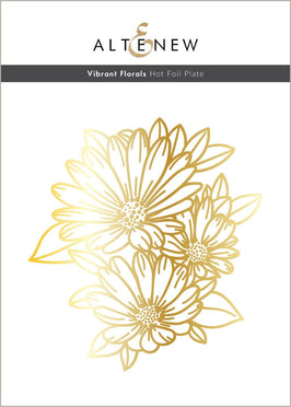 Part A-Glitz Art Craft Co.,LTD Hot Foil Plate Vibrant Florals Hot Foil Plate