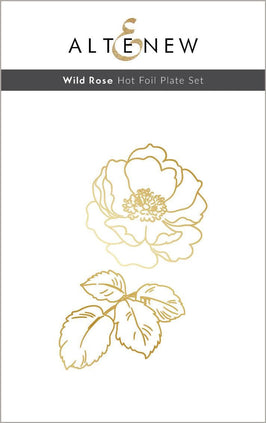 Part A-Glitz Art Craft Co.,LTD Hot Foil Plate Wild Rose Hot Foil Plate Set