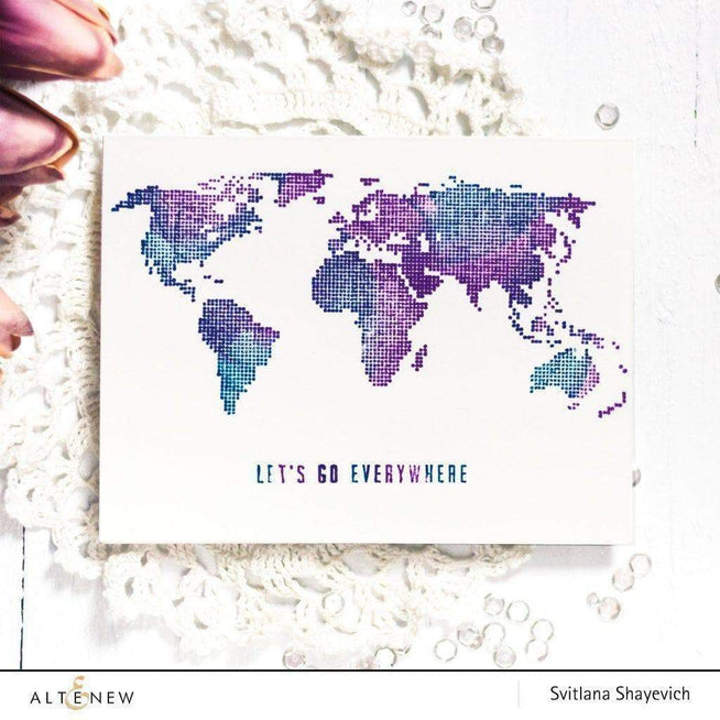 Altenew Ink Bundle Deep Blue Seas Crisp Dye Ink Oval Set