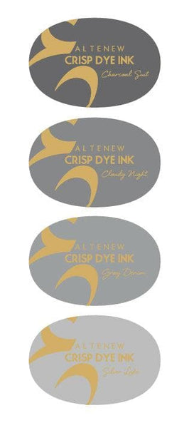 Altenew Ink Bundle Gentleman's Gray Crisp Dye Ink Oval Set