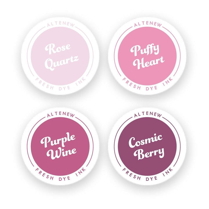 Altenew Ink Bundle Rose Petal Fresh Dye Ink Bundle
