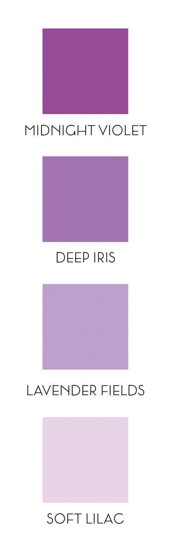Altenew Ink Bundle Shades of Purple Crisp Dye Ink Oval Set