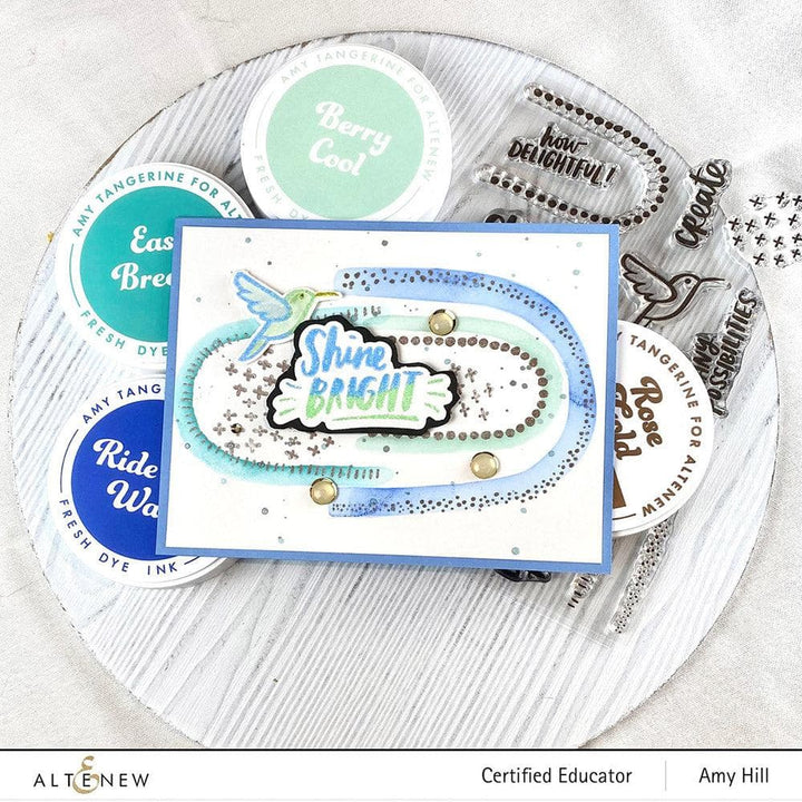 Altenew Ink Bundle Summer Sunrise & Ocean Dreams Fresh Dye Ink 6 Mini Cube Set Bundle