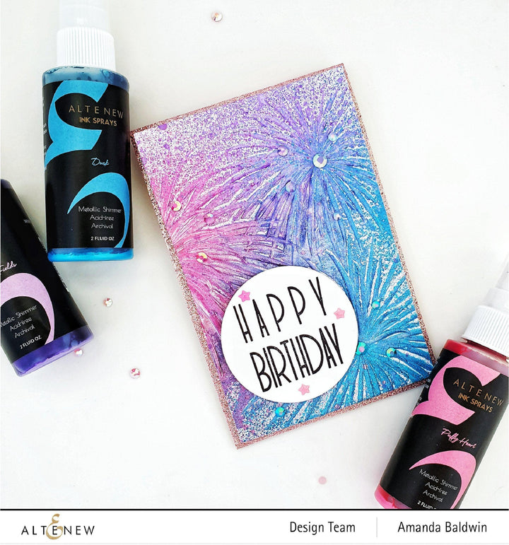 Altenew Ink Spray Bundle 12 Metallic Shimmer Ink Spray Bundle