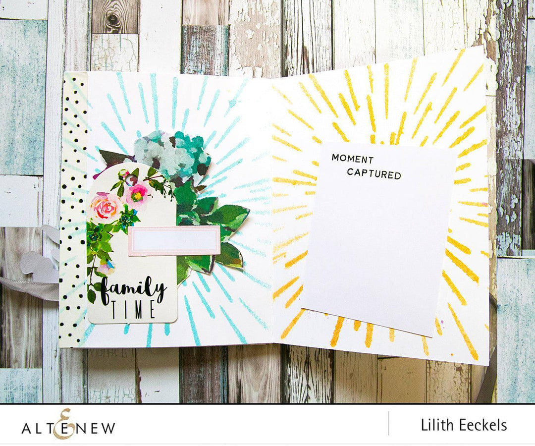 Altenew Ink Spray & Stencil Bundle Warp Speed Stencil & Ink Spray Bundle