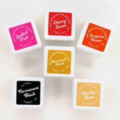 Stewart Superior Inks Summer Sunrise Fresh Dye Ink 6 Mini Cube Set