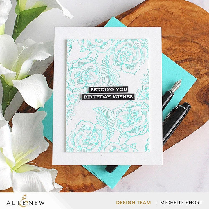Altenew Mini Cubes & Reinker Bundle Deco Garden Fresh Dye Ink Mini Cube & Re-inker Bundle