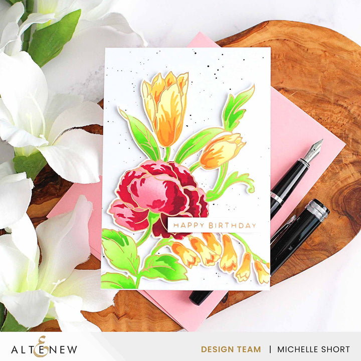 Dried Petals Fresh Dye Ink Mini Cube & Re-inker Bundle
