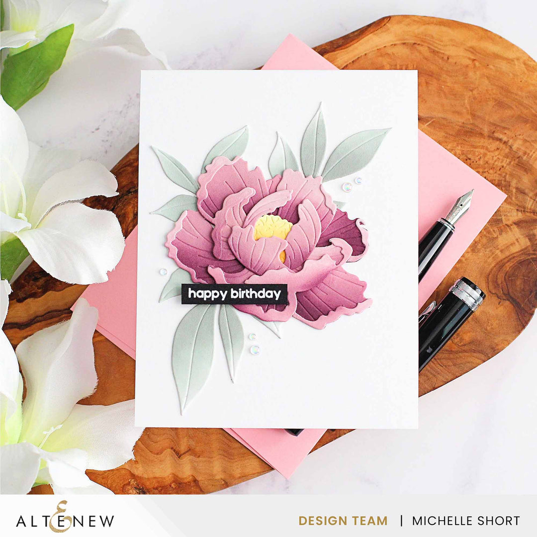 Rose Petal Fresh Dye Ink Mini Cube & Re-inker Bundle