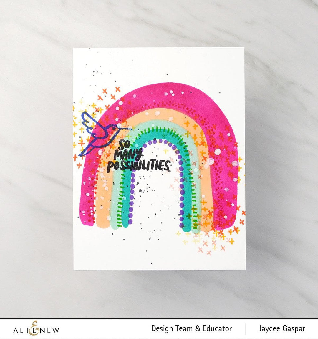 Altenew Mini Cubes & Reinker Bundle Summer Sunrise Fresh Dye Ink 6 Mini Cube & Re-inker Bundle