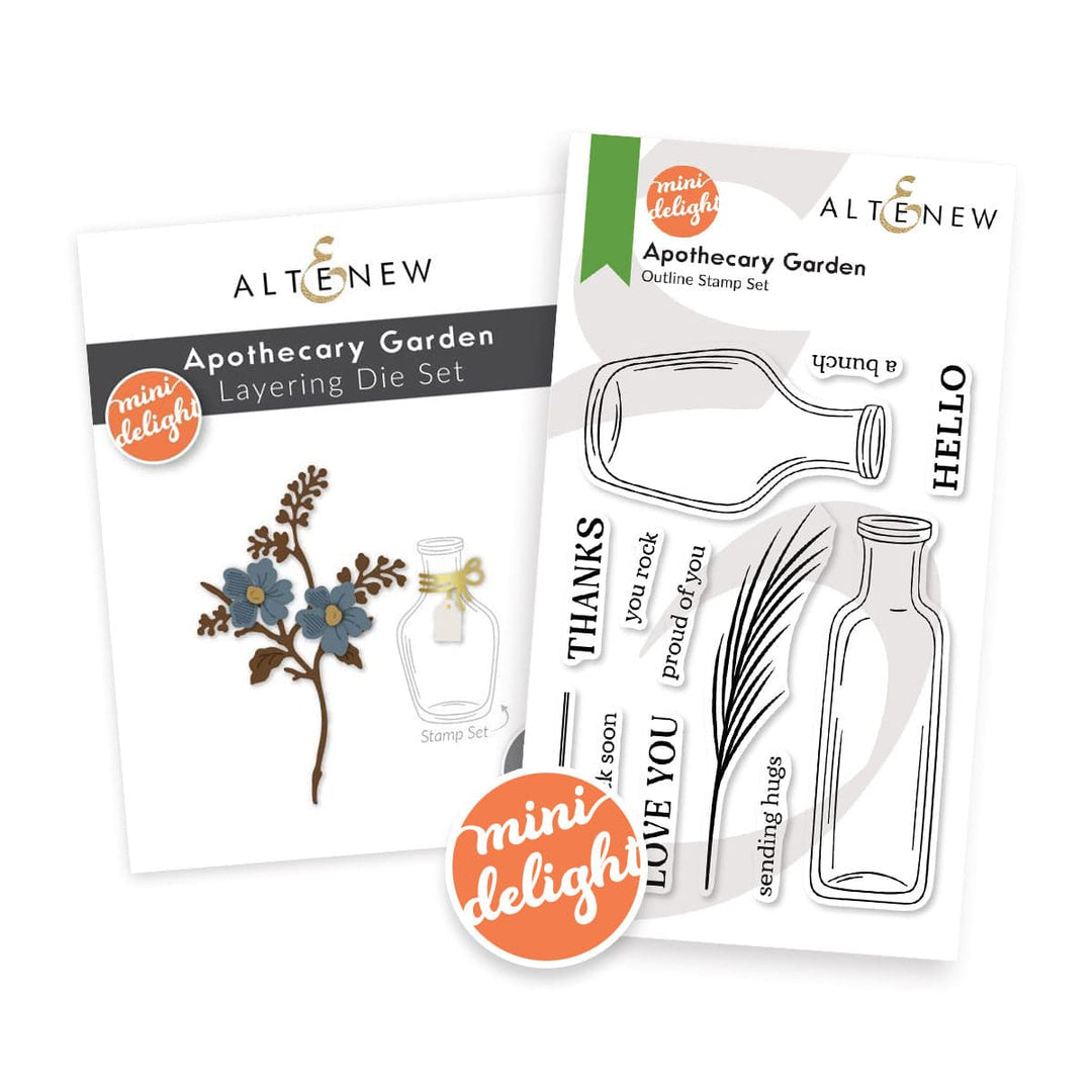 Mini Delight: Apothecary Garden Stamp & Die Set