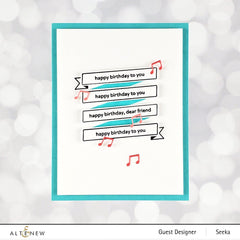 Altenew Mini Delight Mini Delight: Birthday Banner Stamp & Die Set