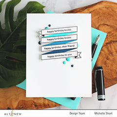 Altenew Mini Delight Mini Delight: Birthday Banner Stamp & Die Set
