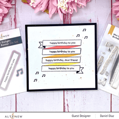 Altenew Mini Delight Mini Delight: Birthday Banner Stamp & Die Set