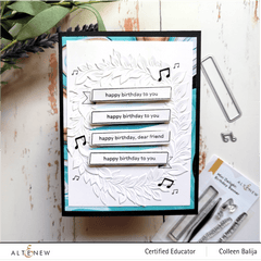 Altenew Mini Delight Mini Delight: Birthday Banner Stamp & Die Set