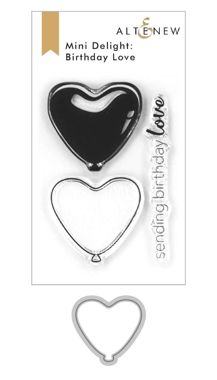 Altenew Mini Delight Mini Delight: Birthday Love Stamp & Die Set