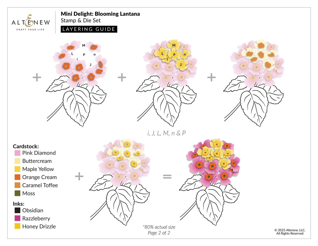 Mini Delight: Blooming Lantana Stamp & Die Set