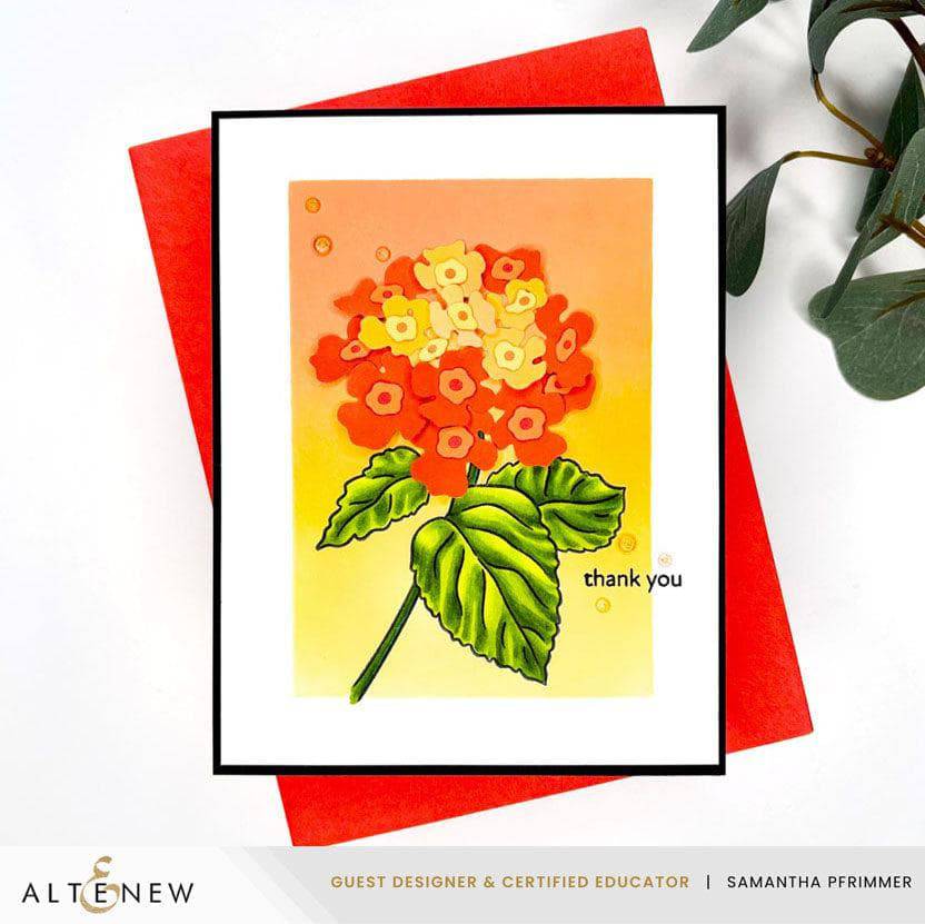 Mini Delight: Blooming Lantana Stamp & Die Set