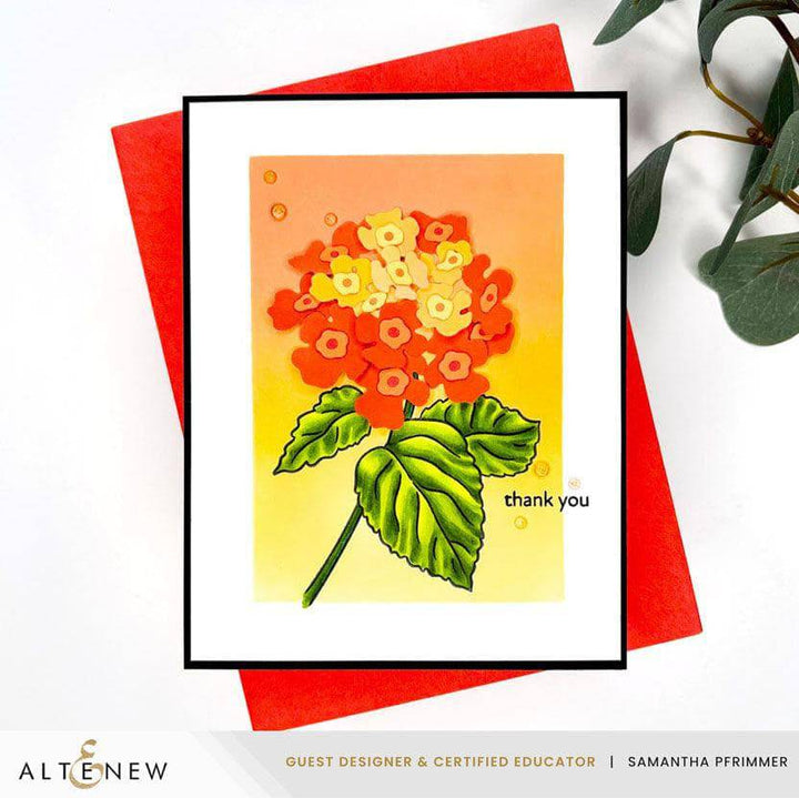 Mini Delight: Blooming Lantana Stamp & Die Set