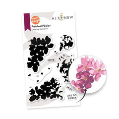 Mini Delight: Painted Posies Stamp & Die Set