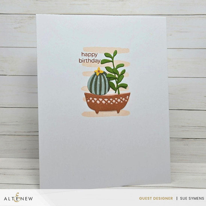 Mini Delight: Potted Shelves Stamp & Die Set