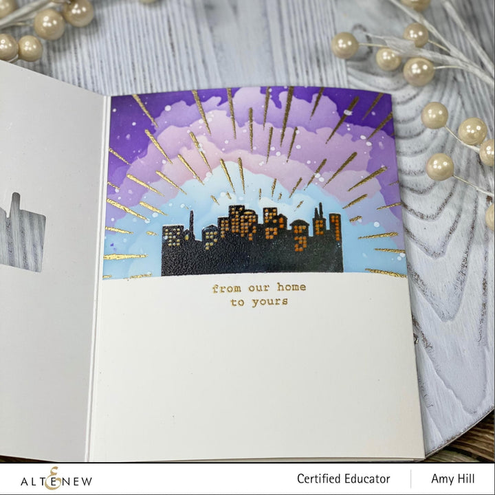 Altenew Mini Delight Mini Delight: Pretty City Stamp & Die Set